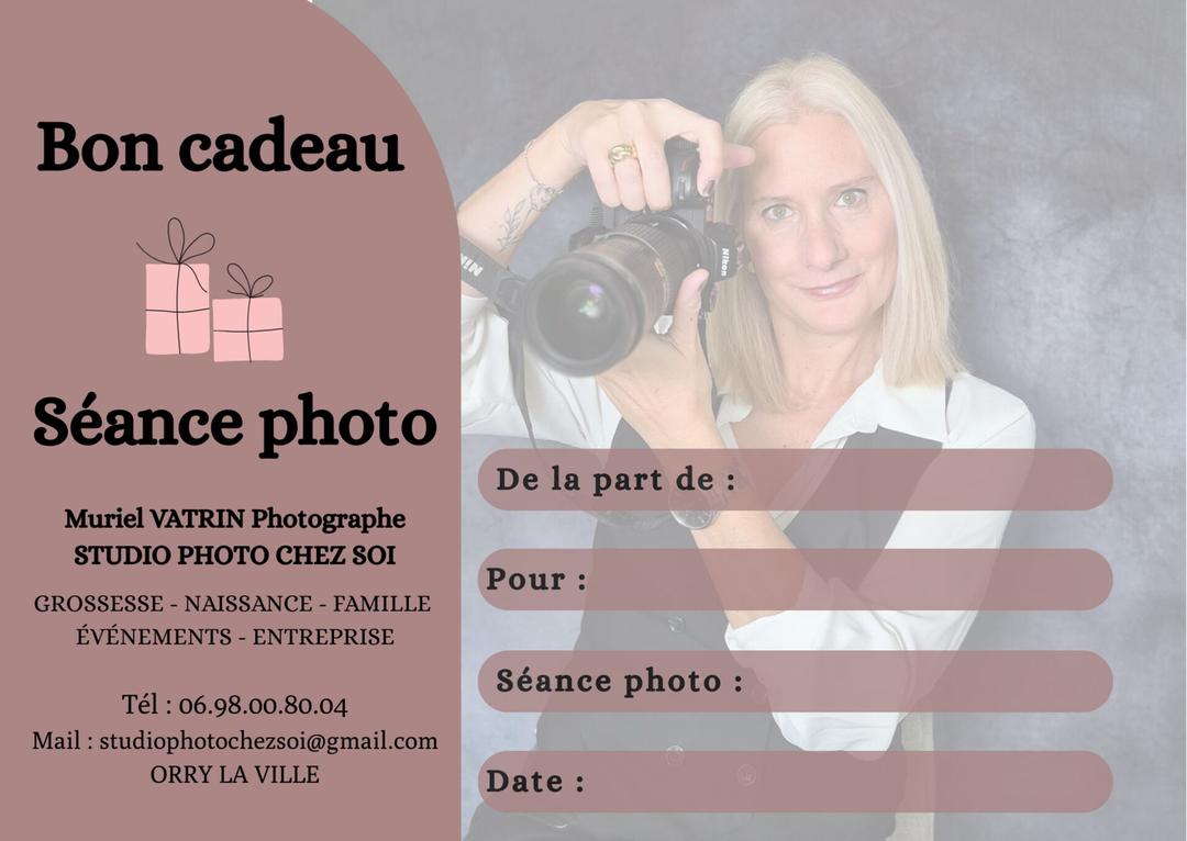 Carte Cadeau Studio Photo Chez Soi